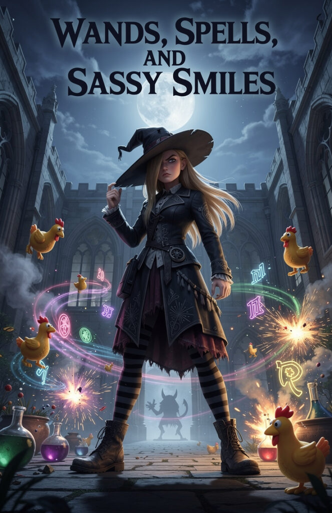 A young witch with a penchant for sarcasm accidentally curses her own magic, turning her spells into hilarious disasters. As she tries to fix her mishaps, she discovers a plot that may just require more than a few spells to fix.