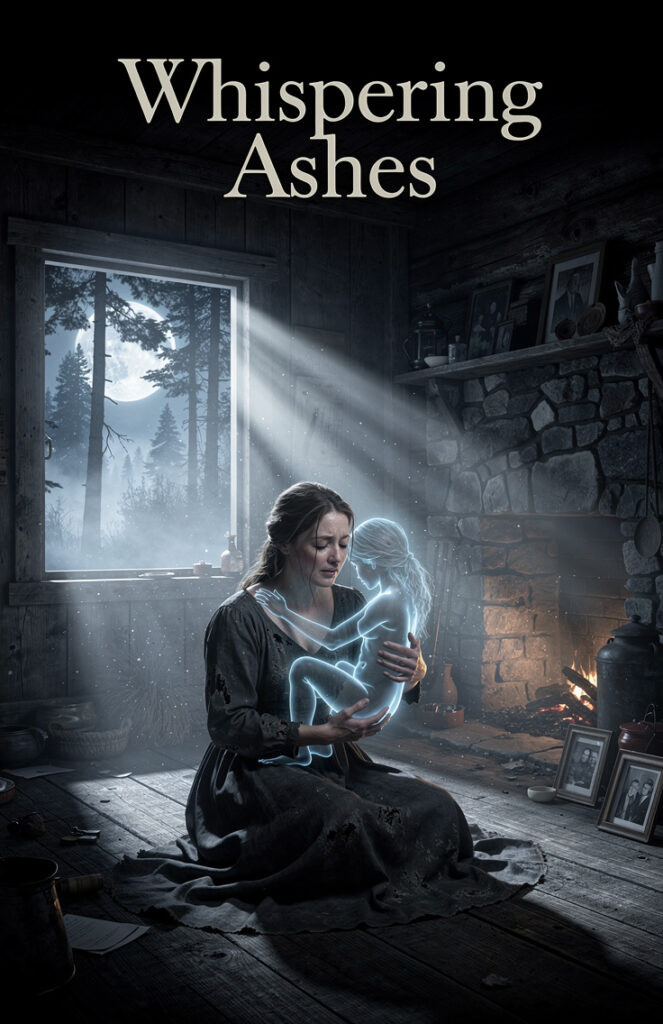 A grieving widow moves into an isolated forest cabin to heal, only to fall for a ghostly presence that protects her from an unseen evil.