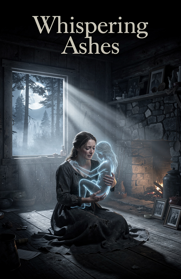 A grieving widow moves into an isolated forest cabin to heal, only to fall for a ghostly presence that protects her from an unseen evil.