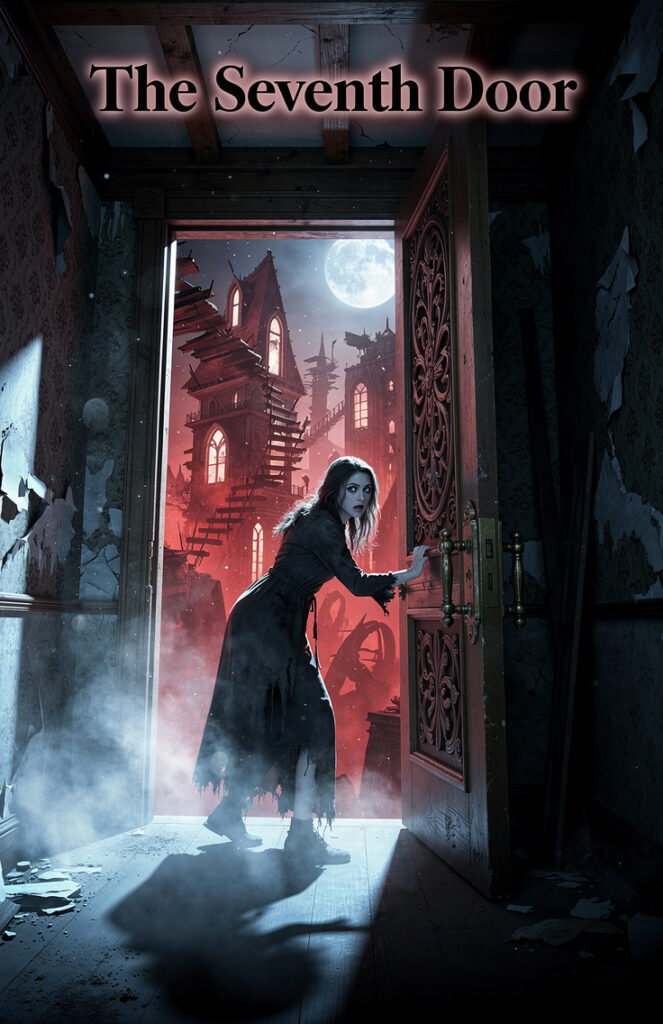 A woman inherits a mysterious mansion, only to find a door that doesn't exist on any map. Each time she opens it, it leads her further into a twisted alternate reality.